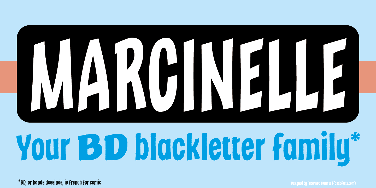 Шрифт Marcinelle Clean